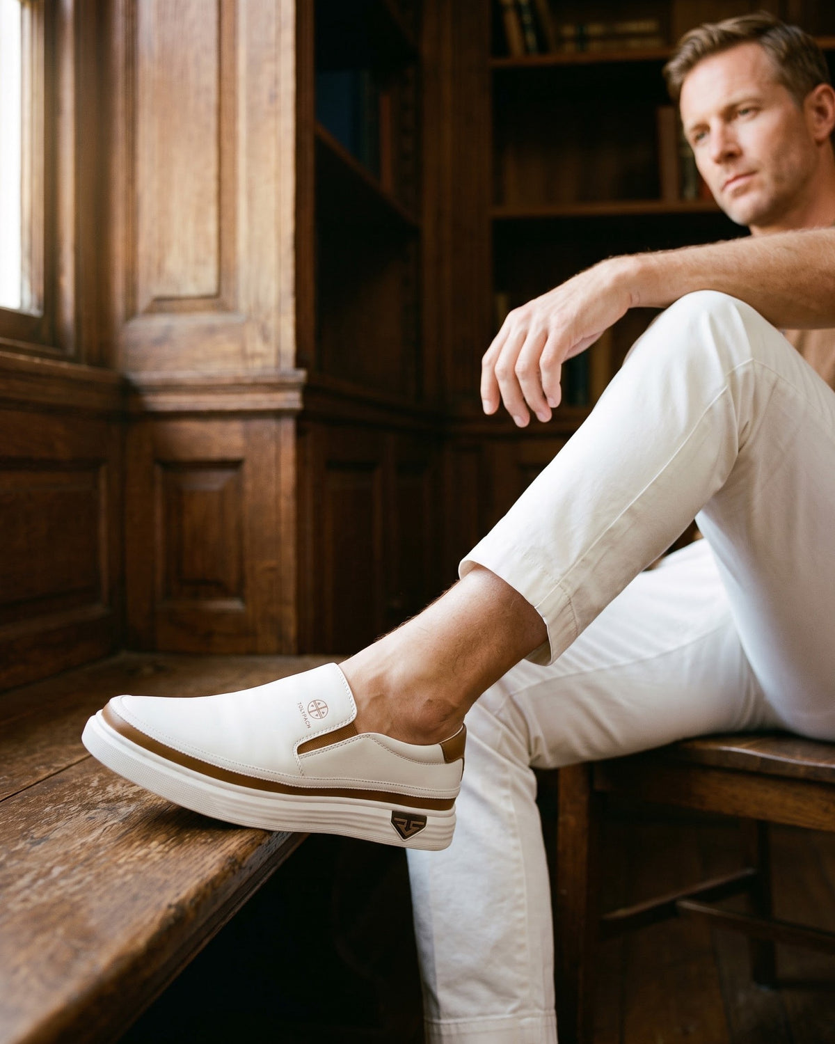 Ludovico Leather Slip-On