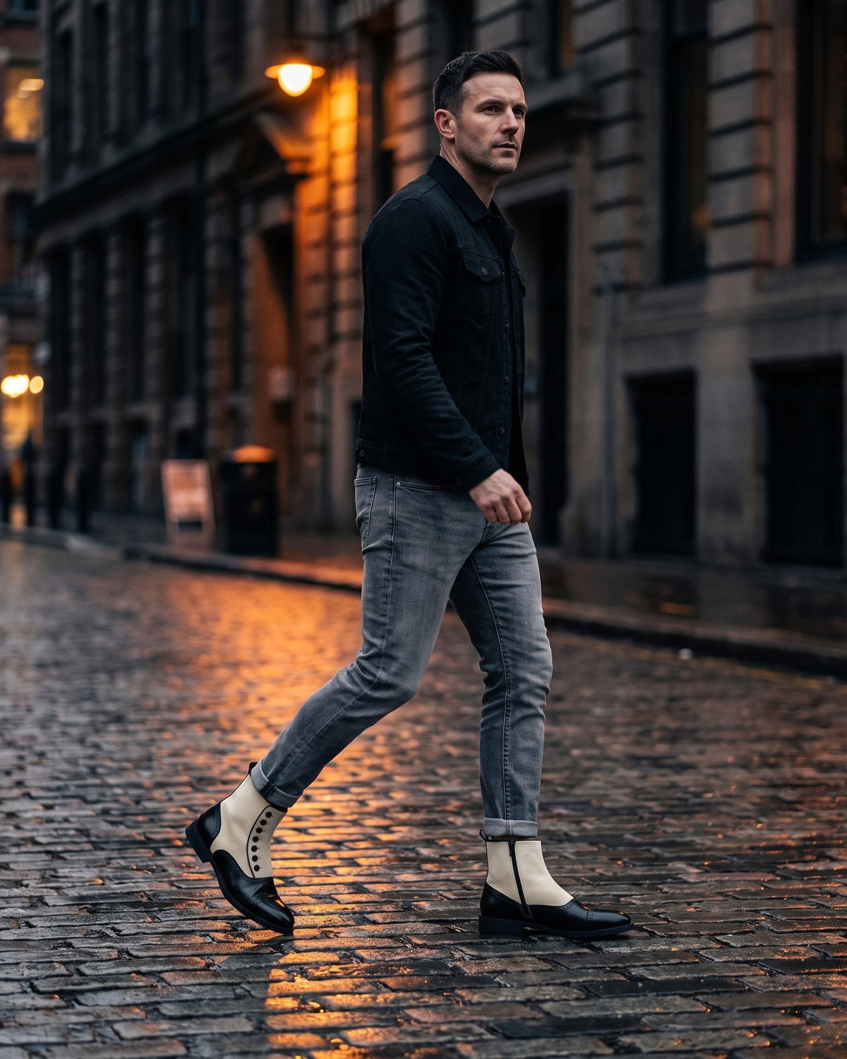 Raimondo Faux Leather Boot
