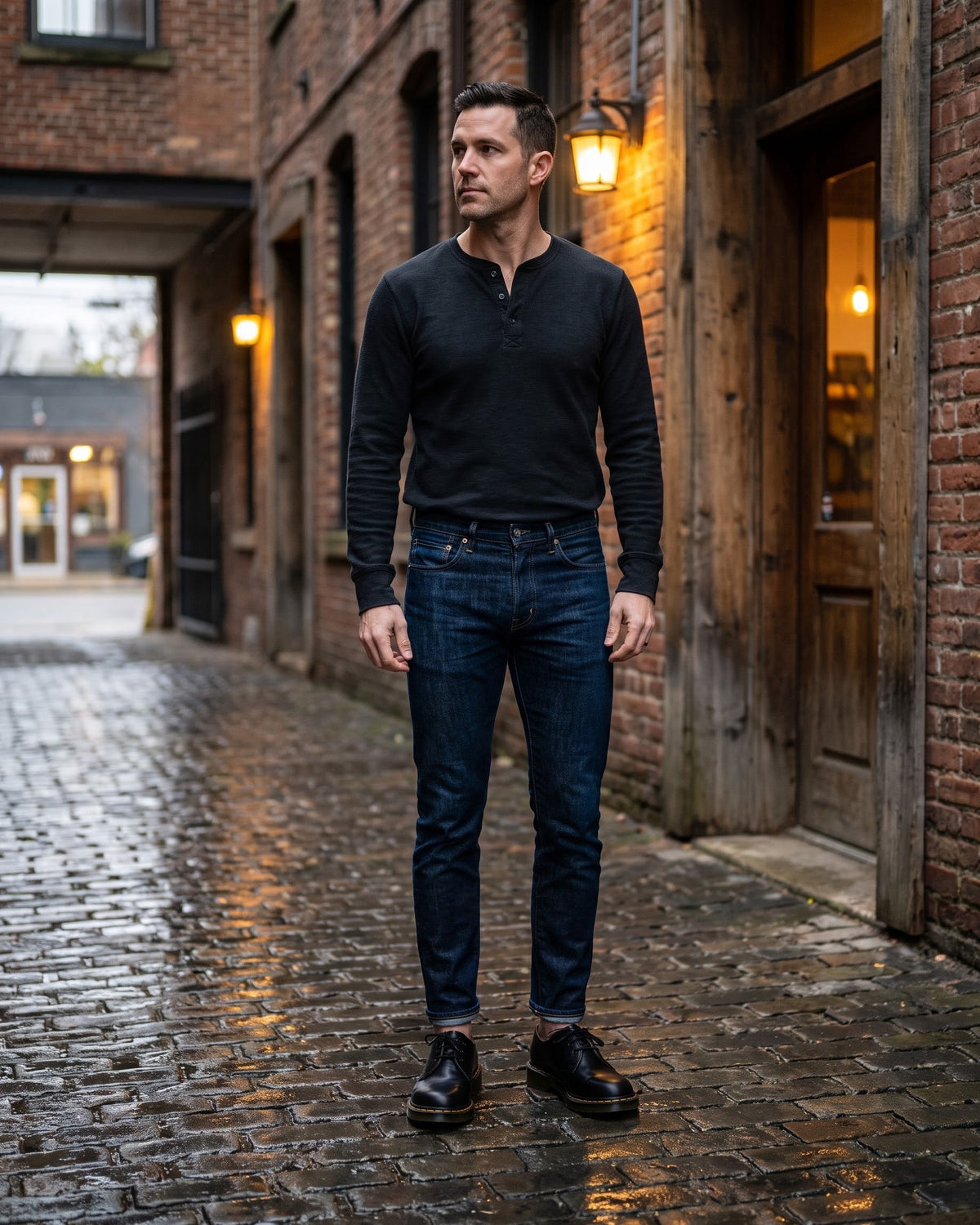 Walter Faux Leather Oxford