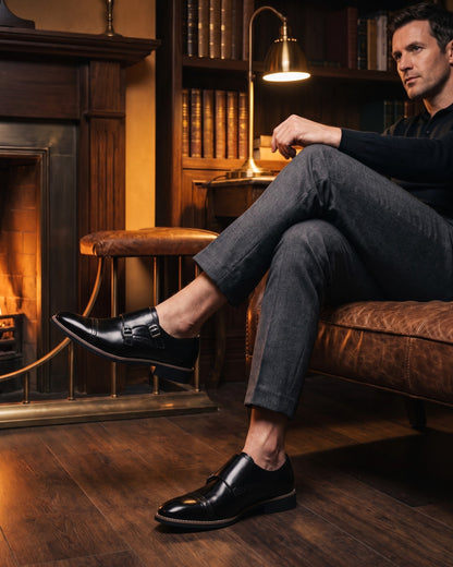 Julian Leather Monk Strap