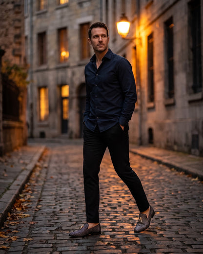 Santos Woven Tassel Loafer