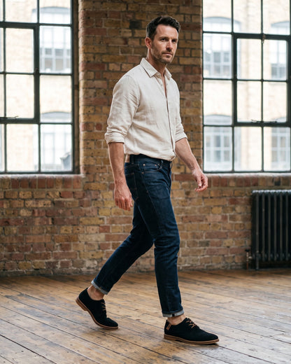 Serafino Suede-Effect Derby