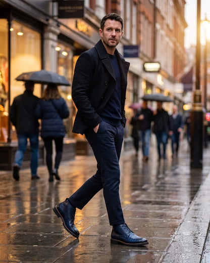 Domenico Leather Chukka Boot