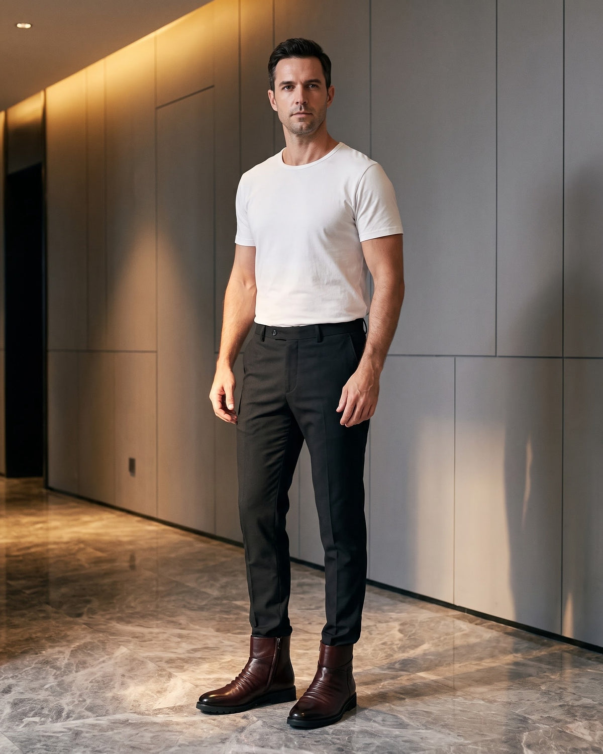Luciano Leather Chelsea Boot