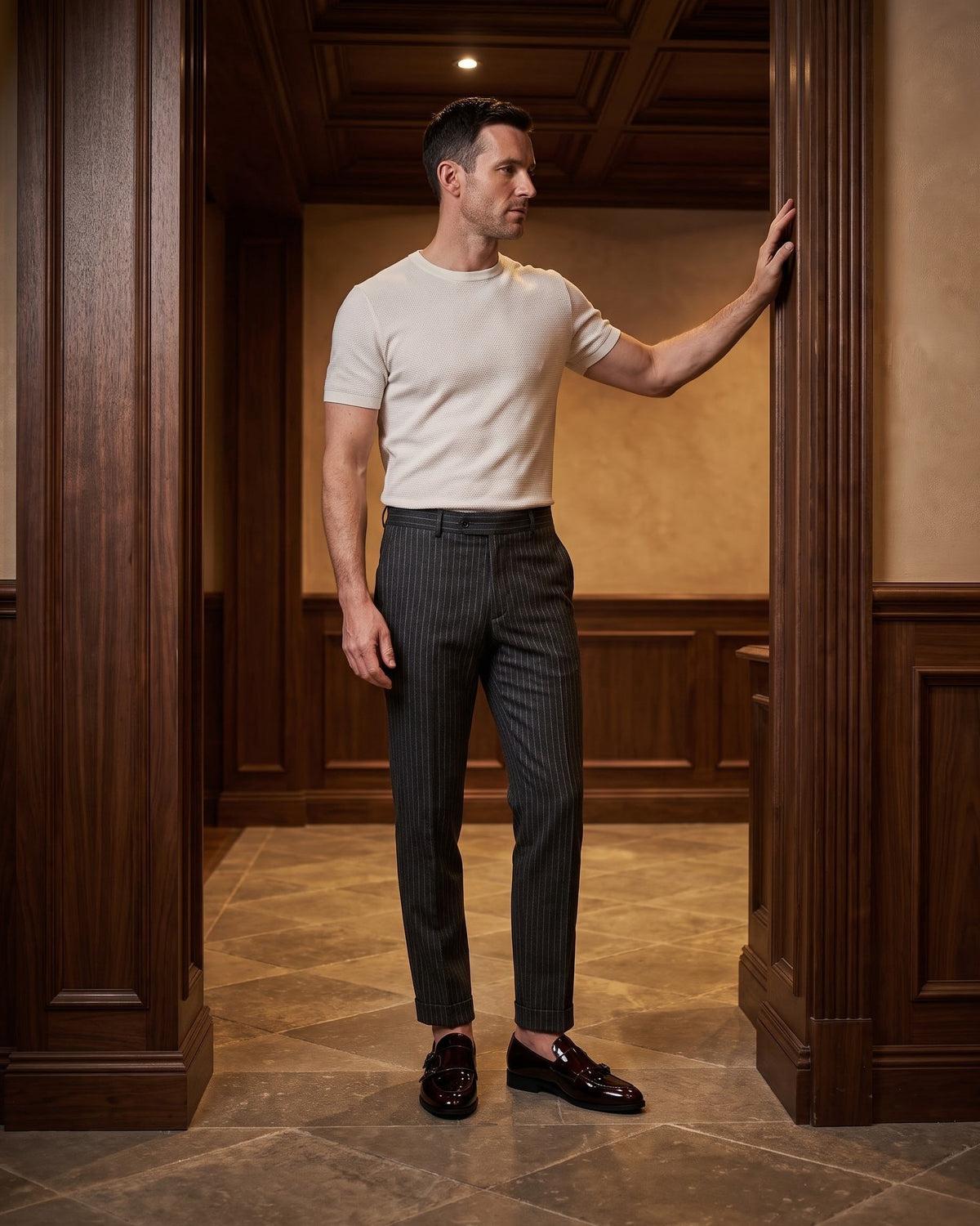 Piero Leather Monk Strap