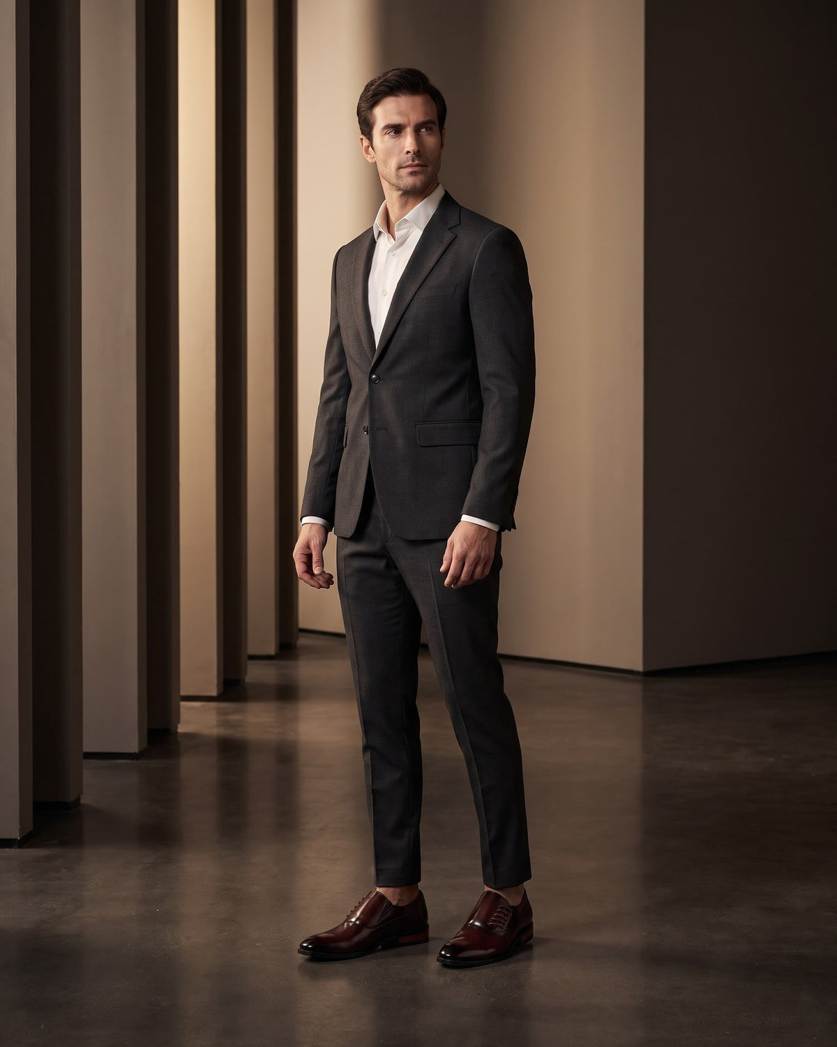 Antonio Faux Leather Oxford