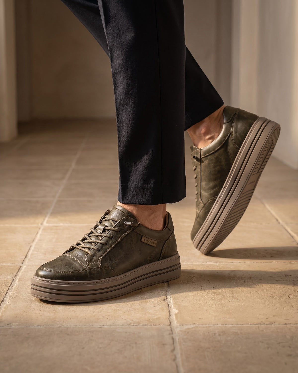 Augusto Leather Sneaker