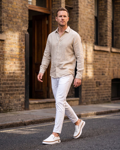 Ludovico Leather Slip-On