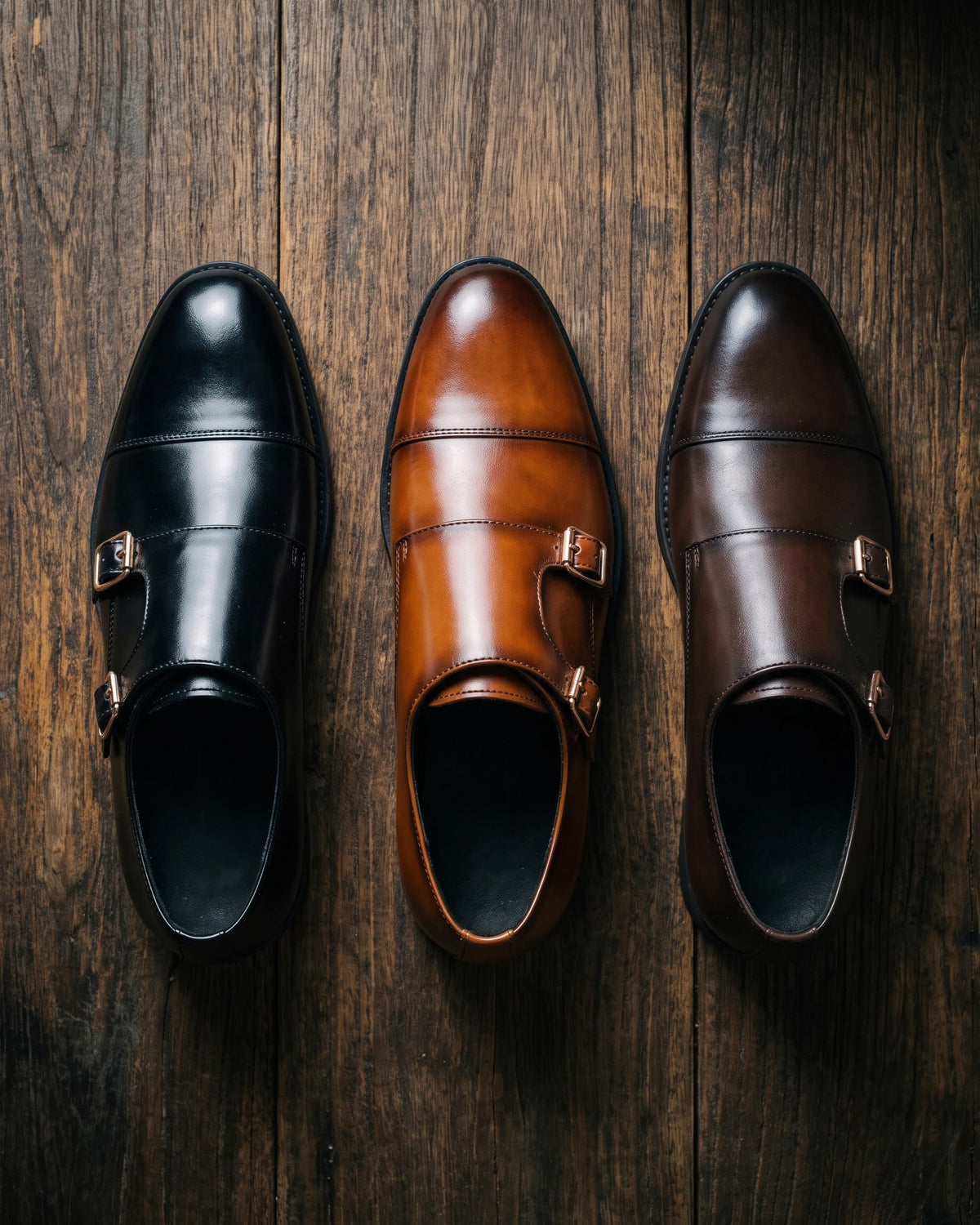 Severino Leather Monk Strap