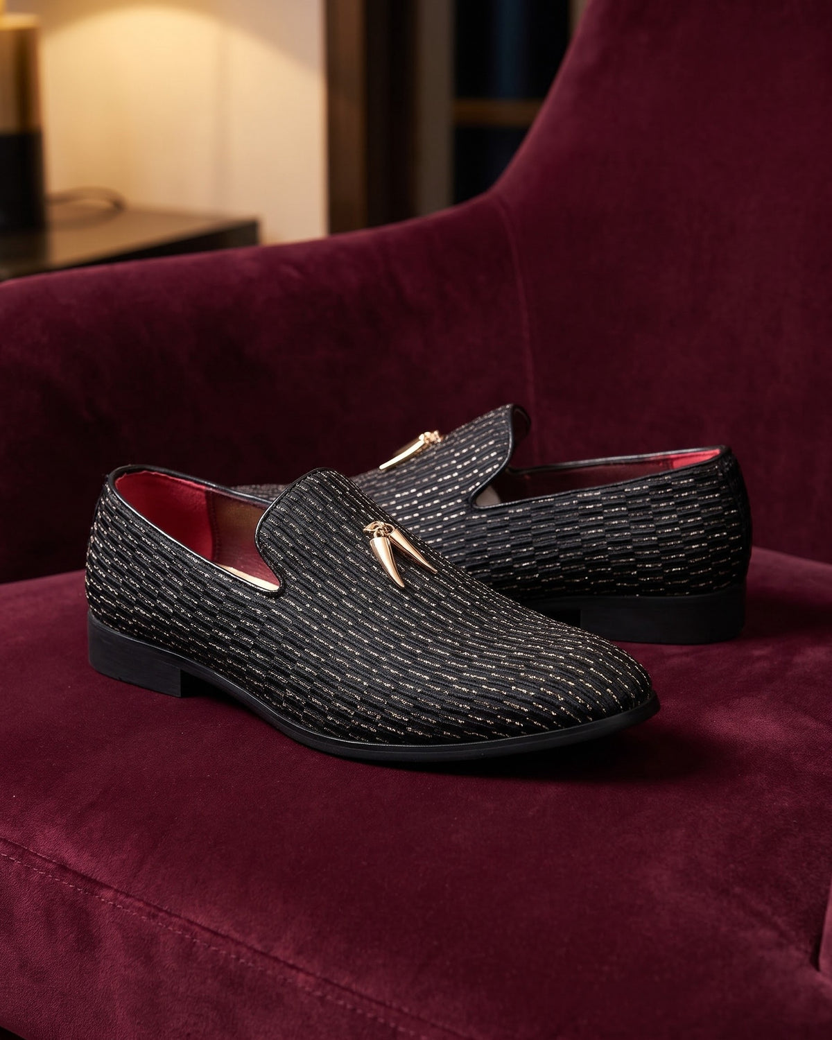 Santos Woven Tassel Loafer