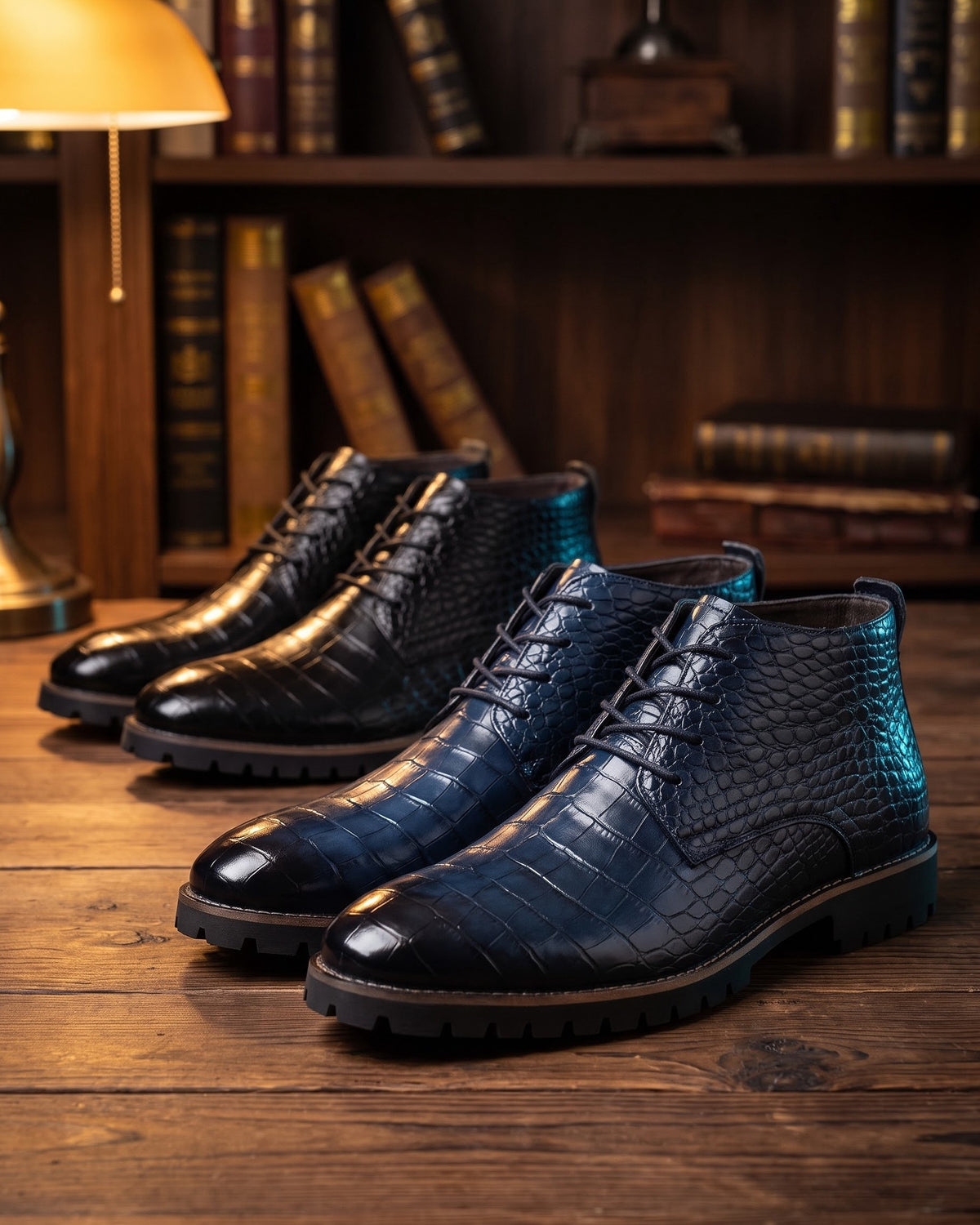 Domenico Leather Chukka Boot
