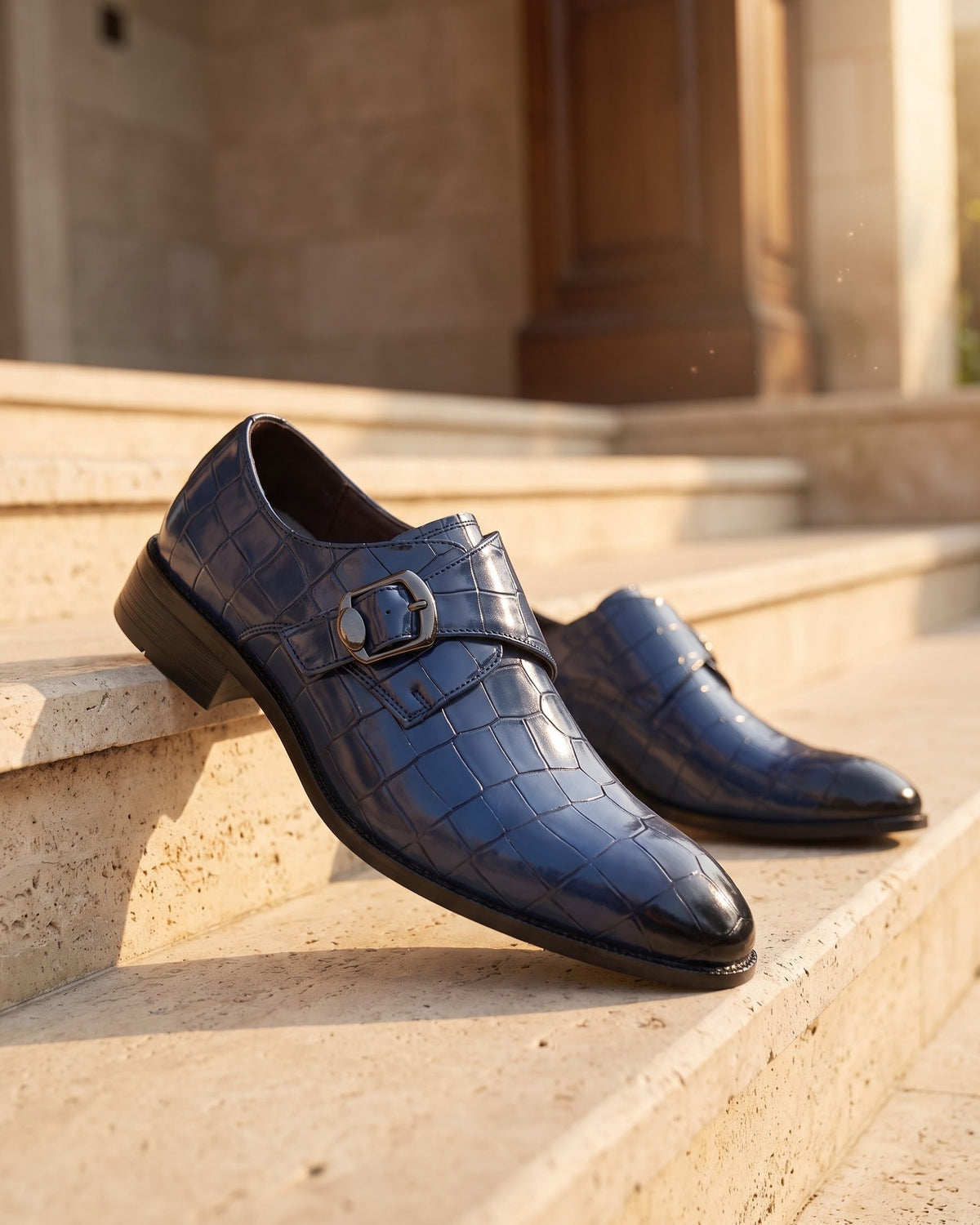 Paolo Leather Monk Strap