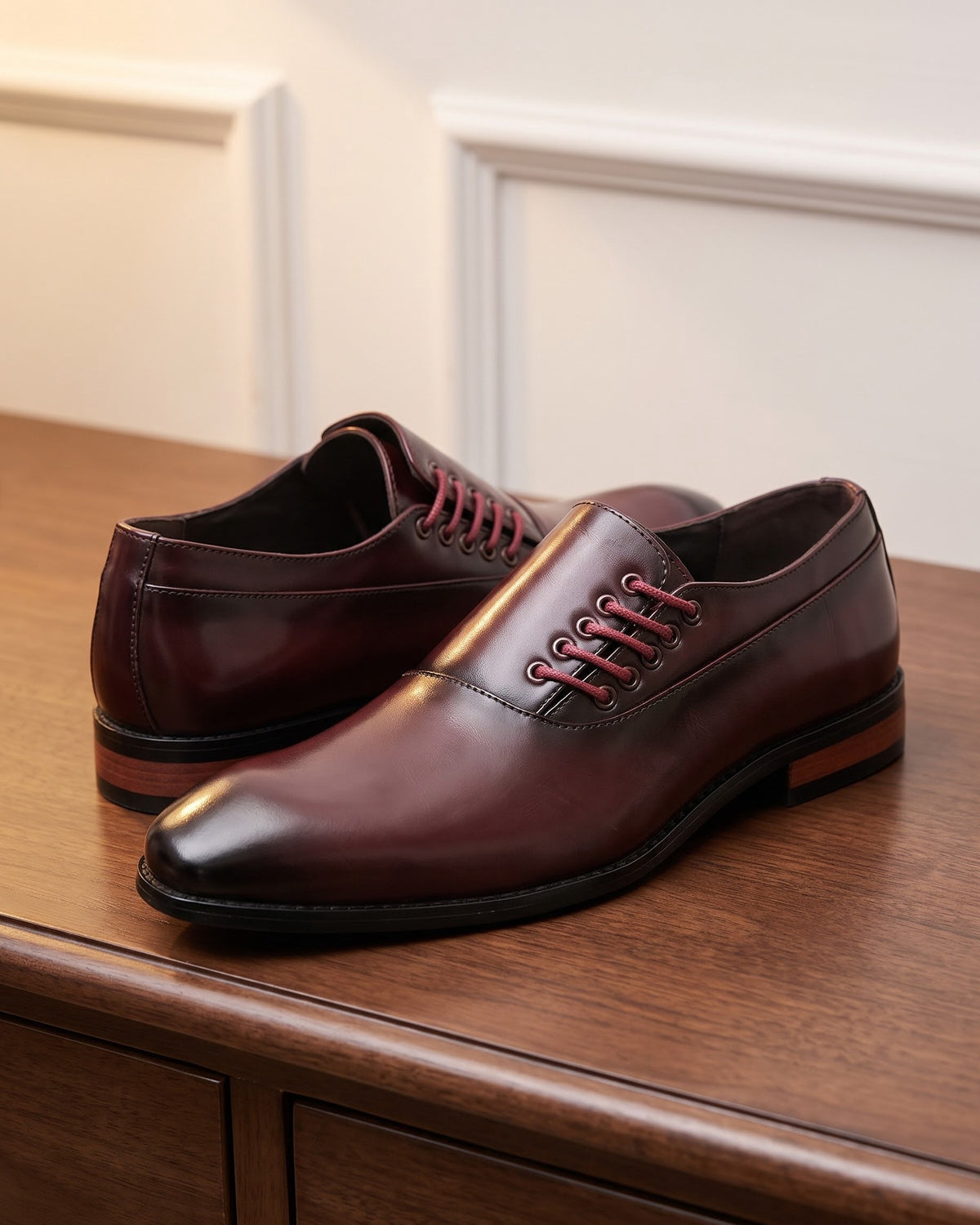 Antonio Faux Leather Oxford