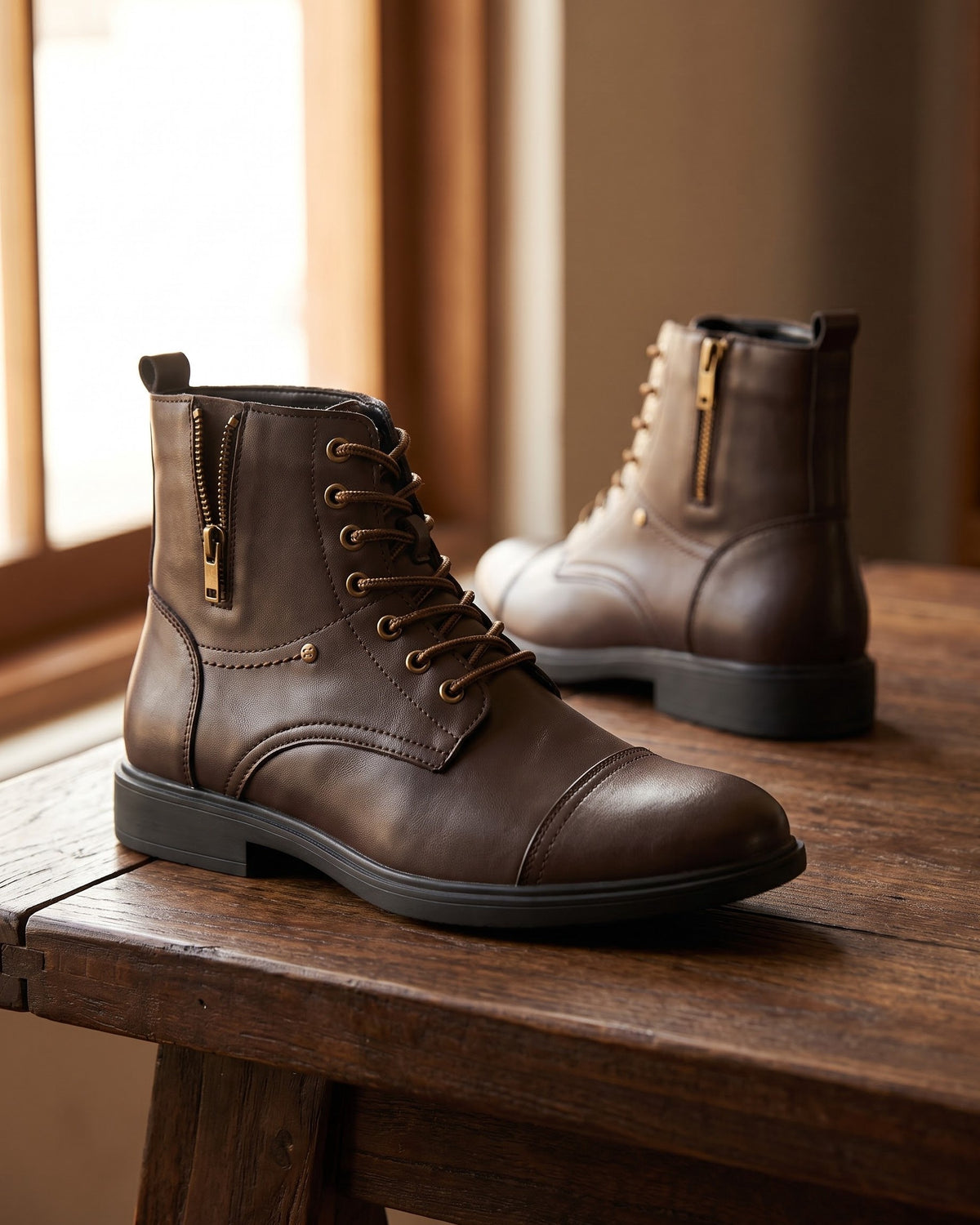 Octavio Leather-Look Boot