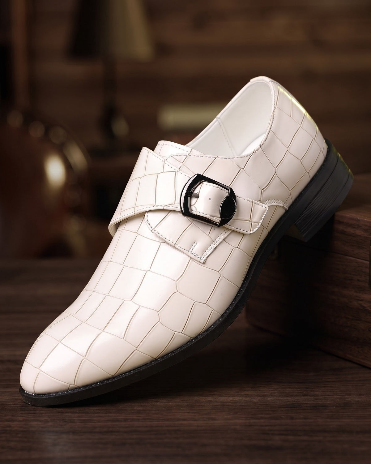 Paolo Leather Monk Strap
