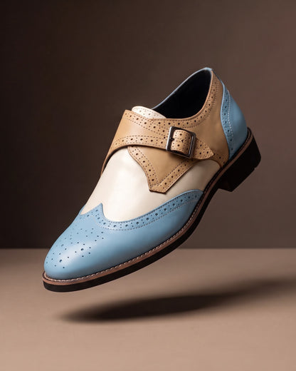 Valentino Leather Monk Strap