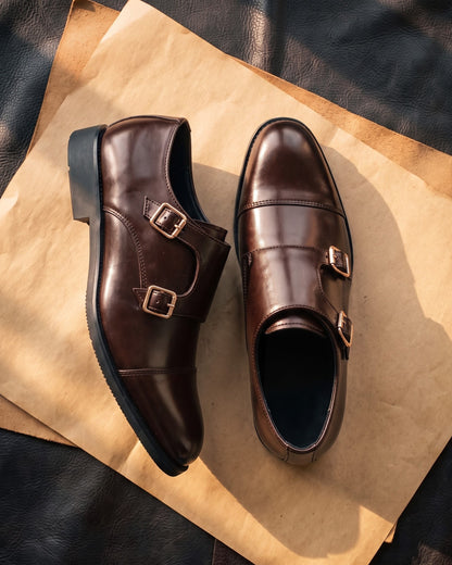 Severino Leather Monk Strap