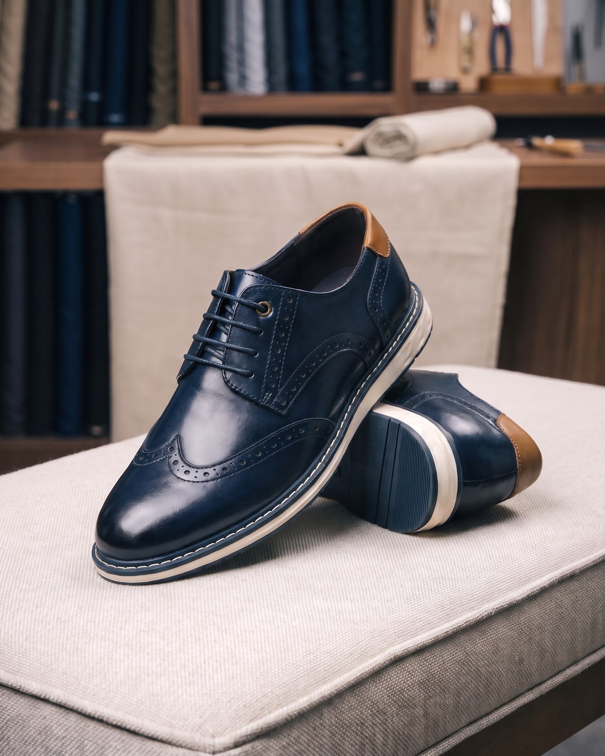 Xavier Leather Brogue
