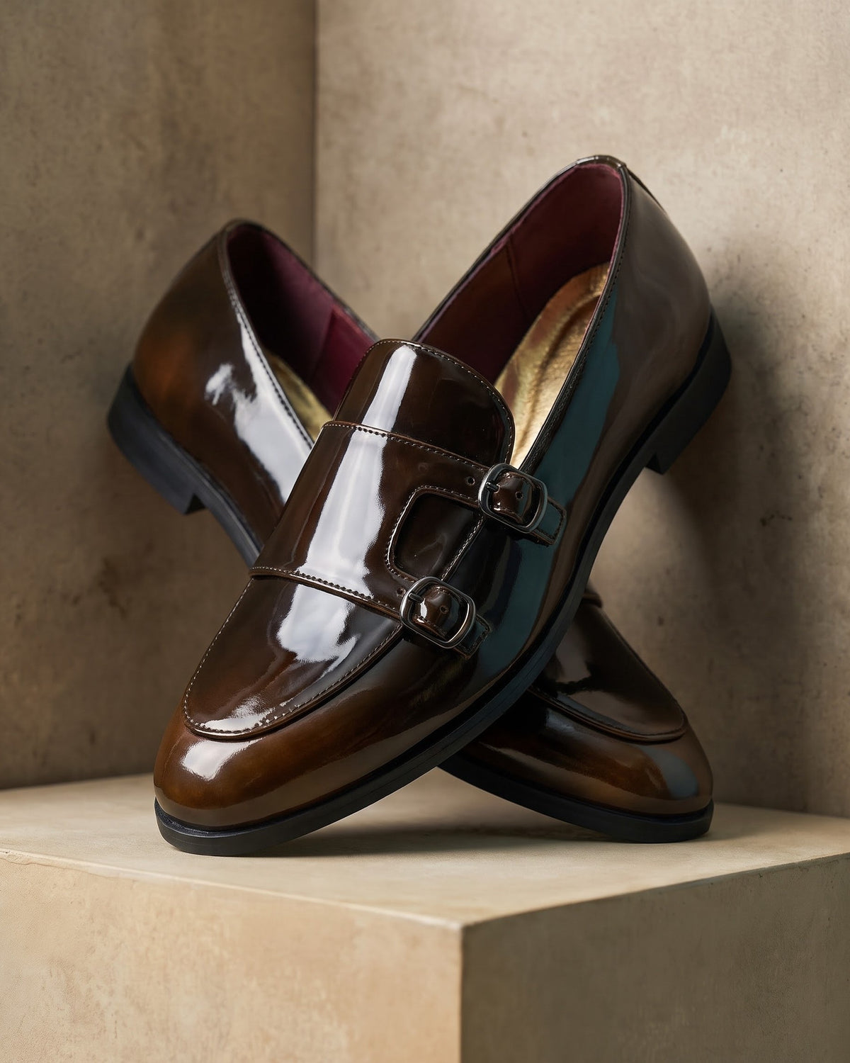 Piero Leather Monk Strap