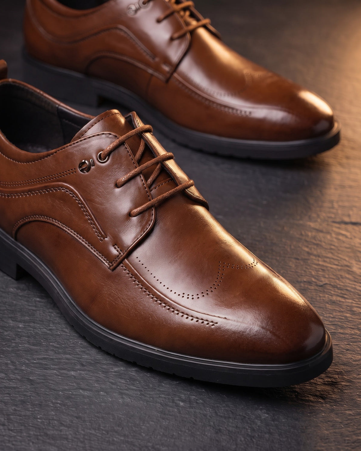 Enzo Leather Derby