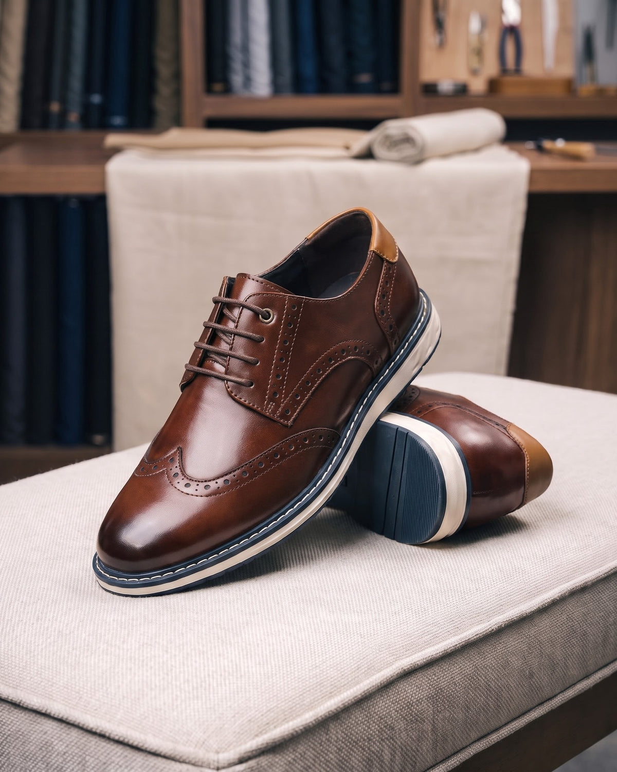 Xavier Leather Brogue