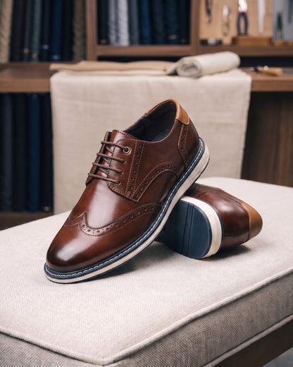 Xavier Leather Brogue