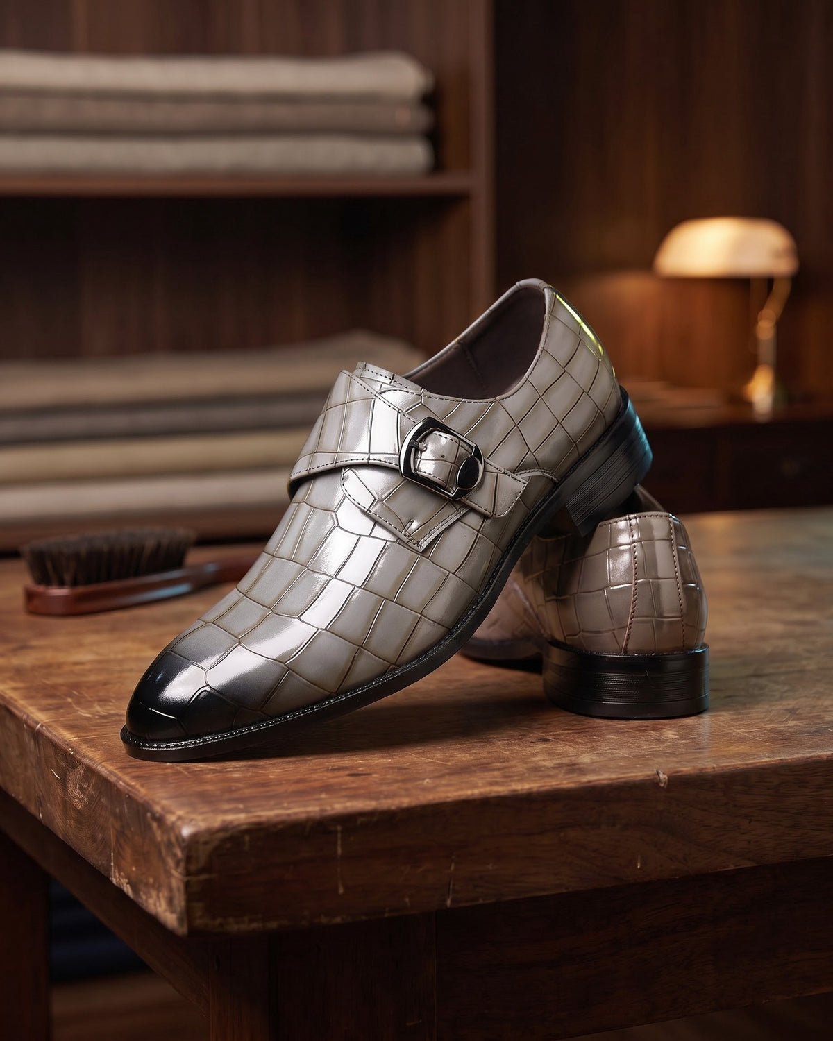 Paolo Leather Monk Strap