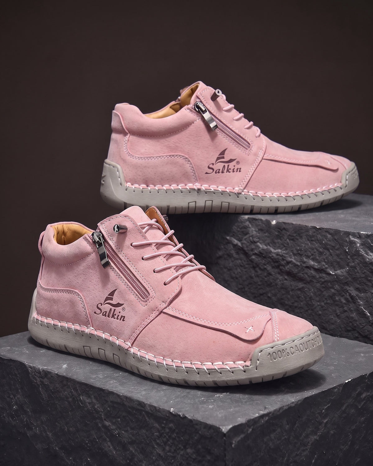 Rocco Faux Leather Chukka Boot
