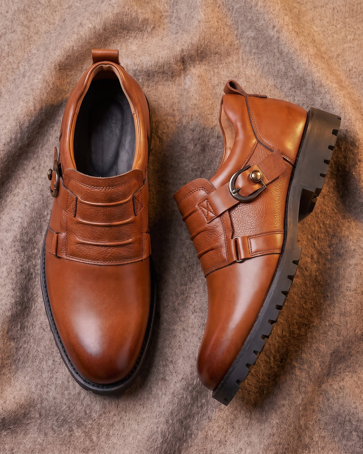 Fernando Leather Monk Strap