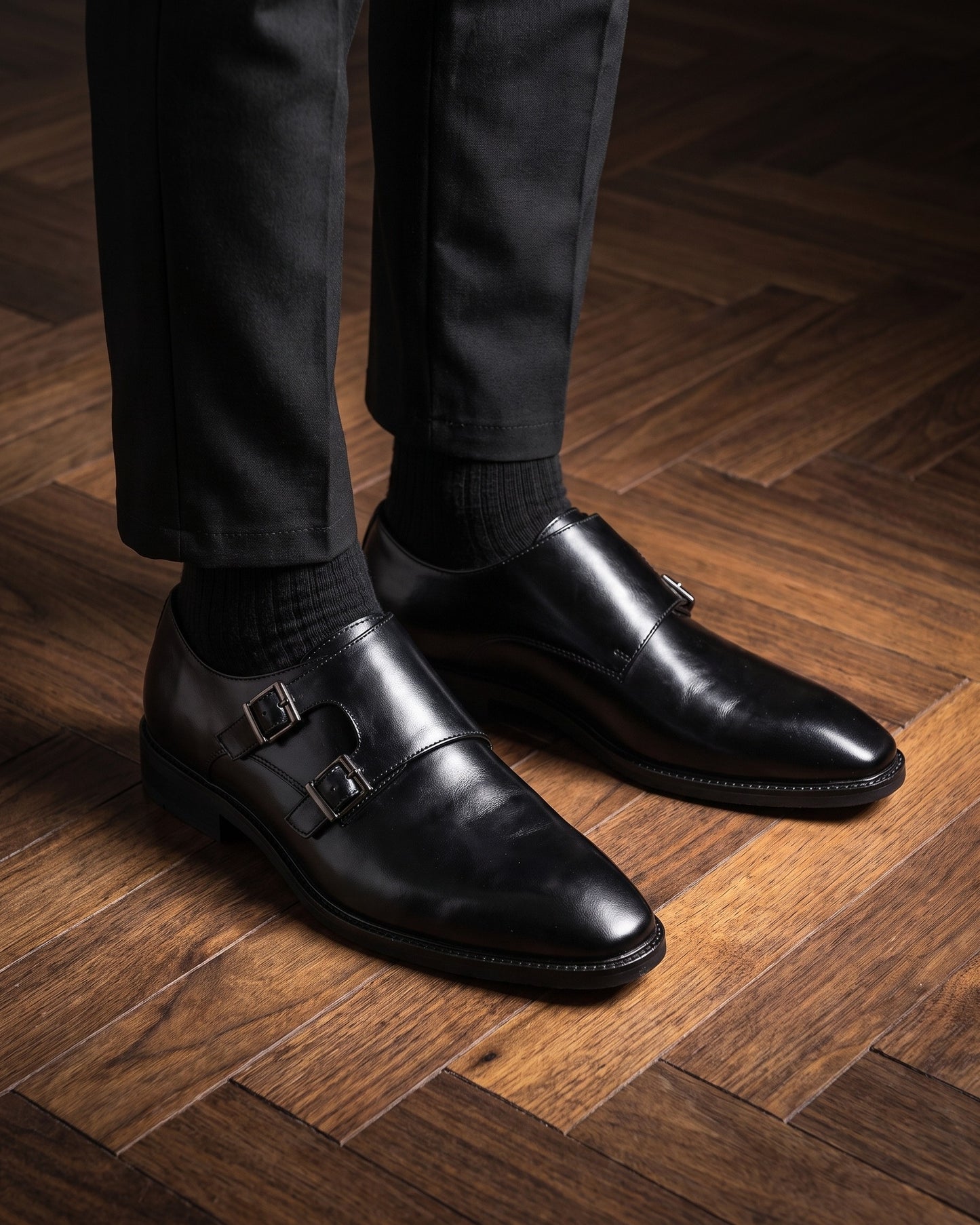 Santos Leather Monk Strap