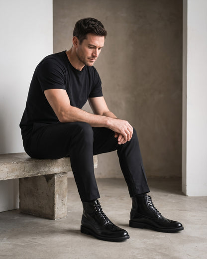 Giovanni Leather Wingtip Boot