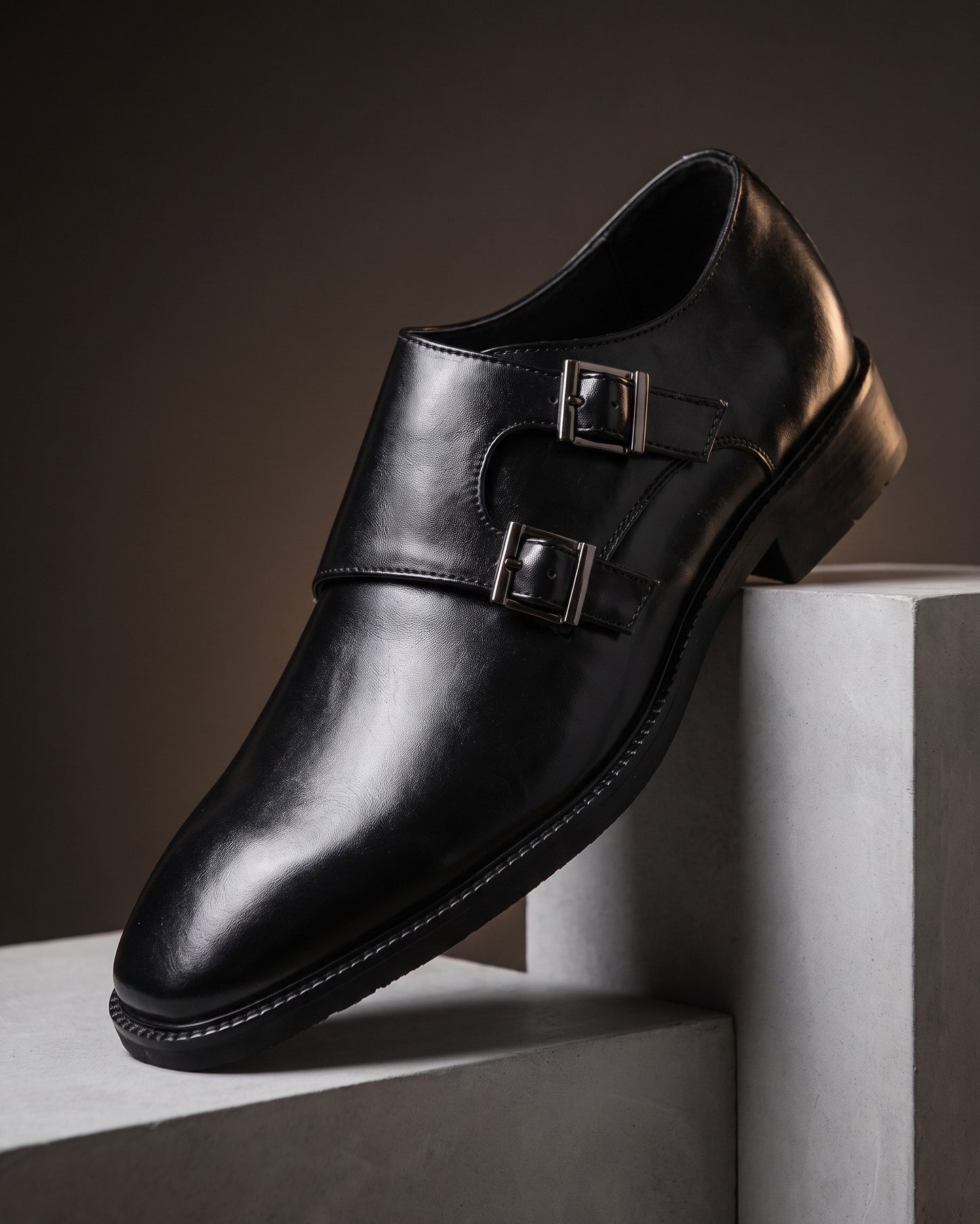 Santos Leather Monk Strap