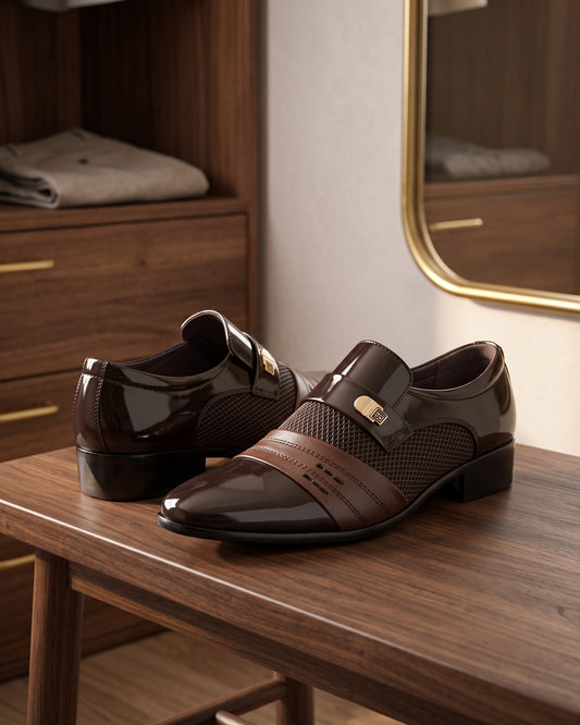 Fausto Leather Monk Strap