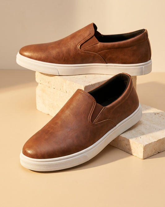 Manuel Leather Slip-On