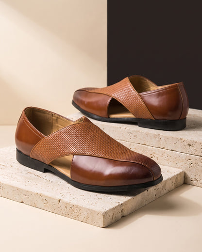 Cesare Leather Slip-On