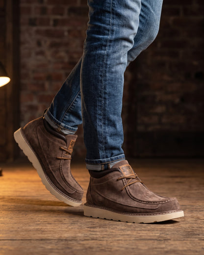 Valerio Faux Leather Chukka Boot