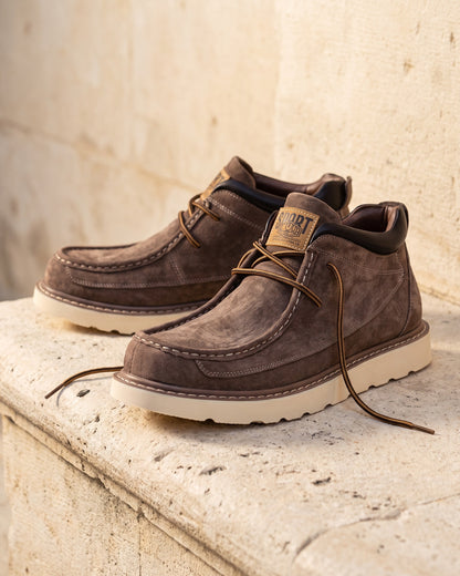 Valerio Faux Leather Chukka Boot