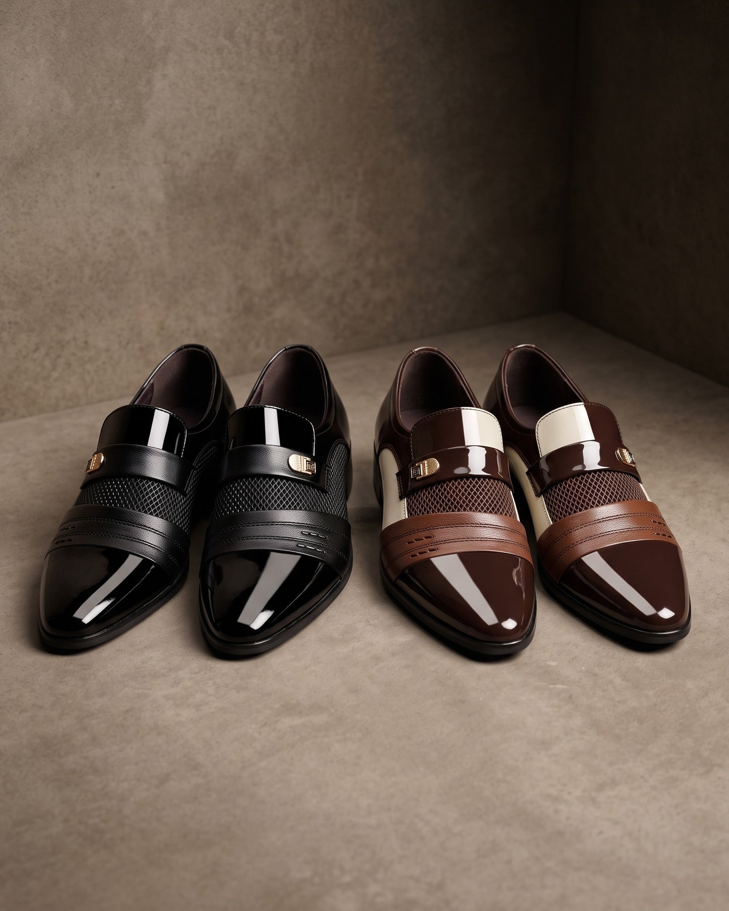 Fausto Leather Monk Strap