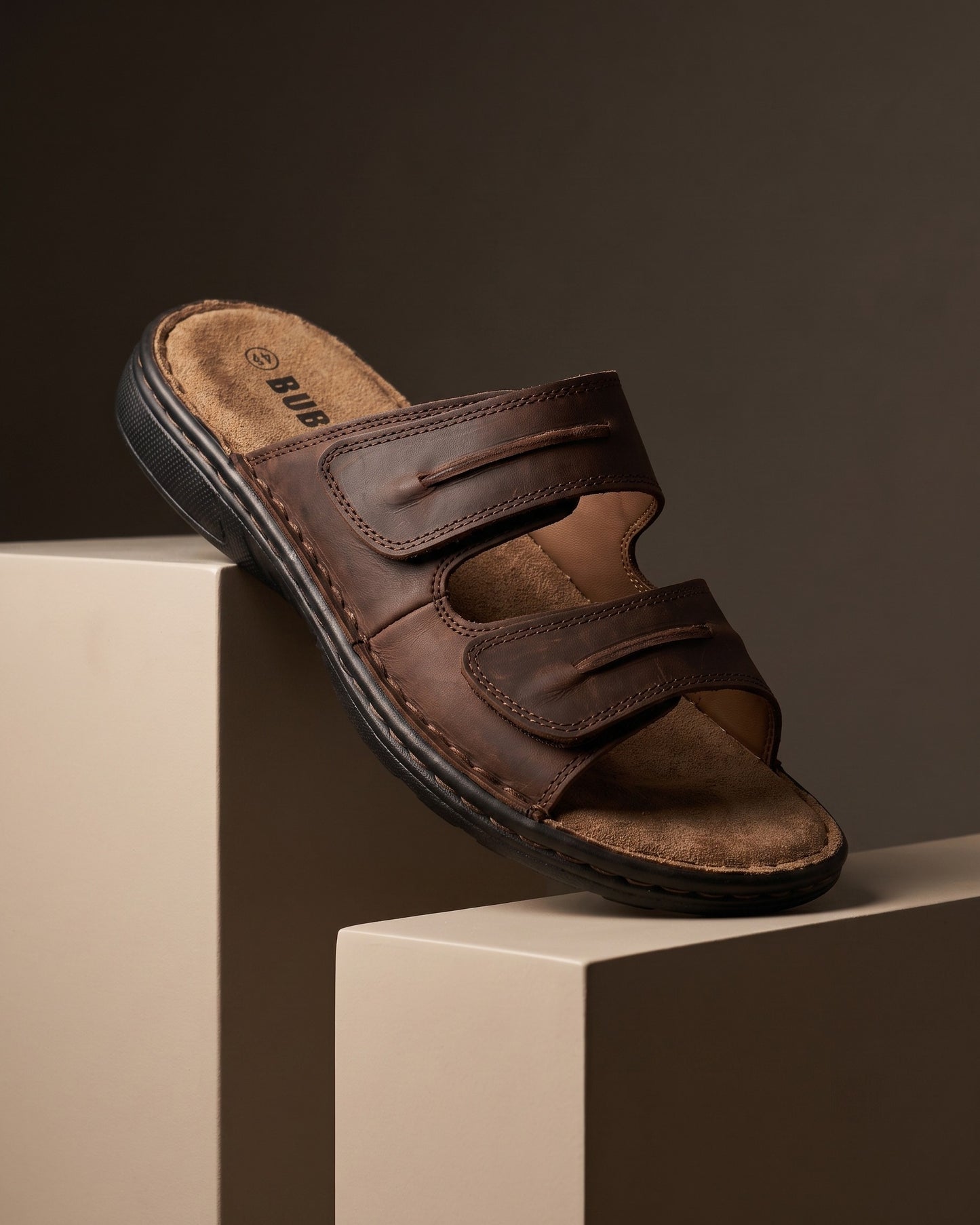 Lorenzo Leather Slide