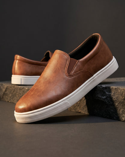 Manuel Leather Slip-On