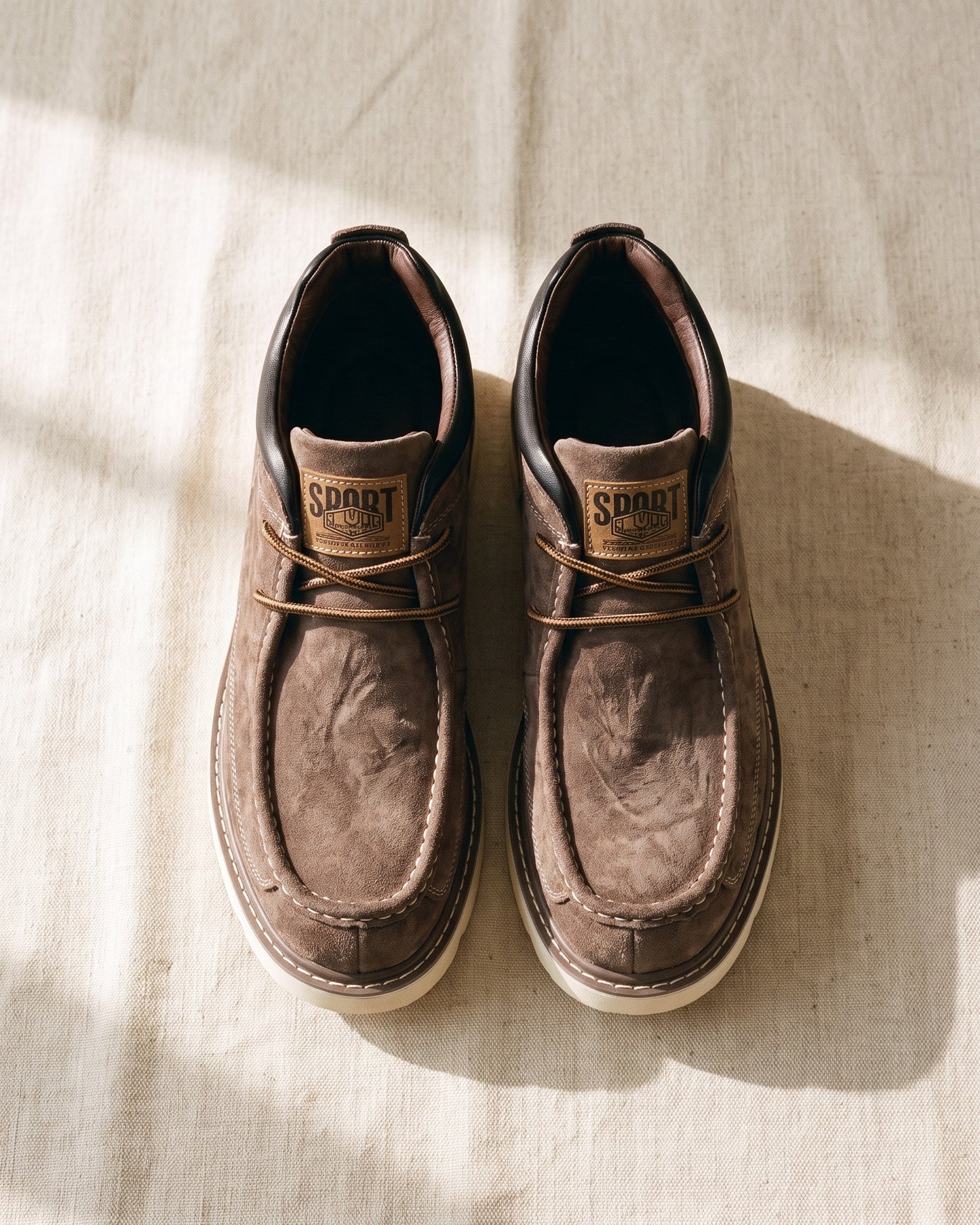 Valerio Faux Leather Chukka Boot