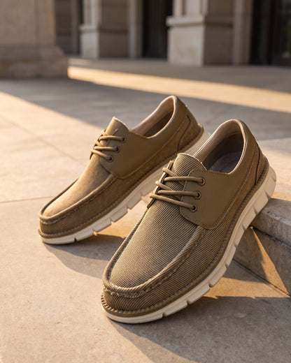 Renzo Canvas Moccasin