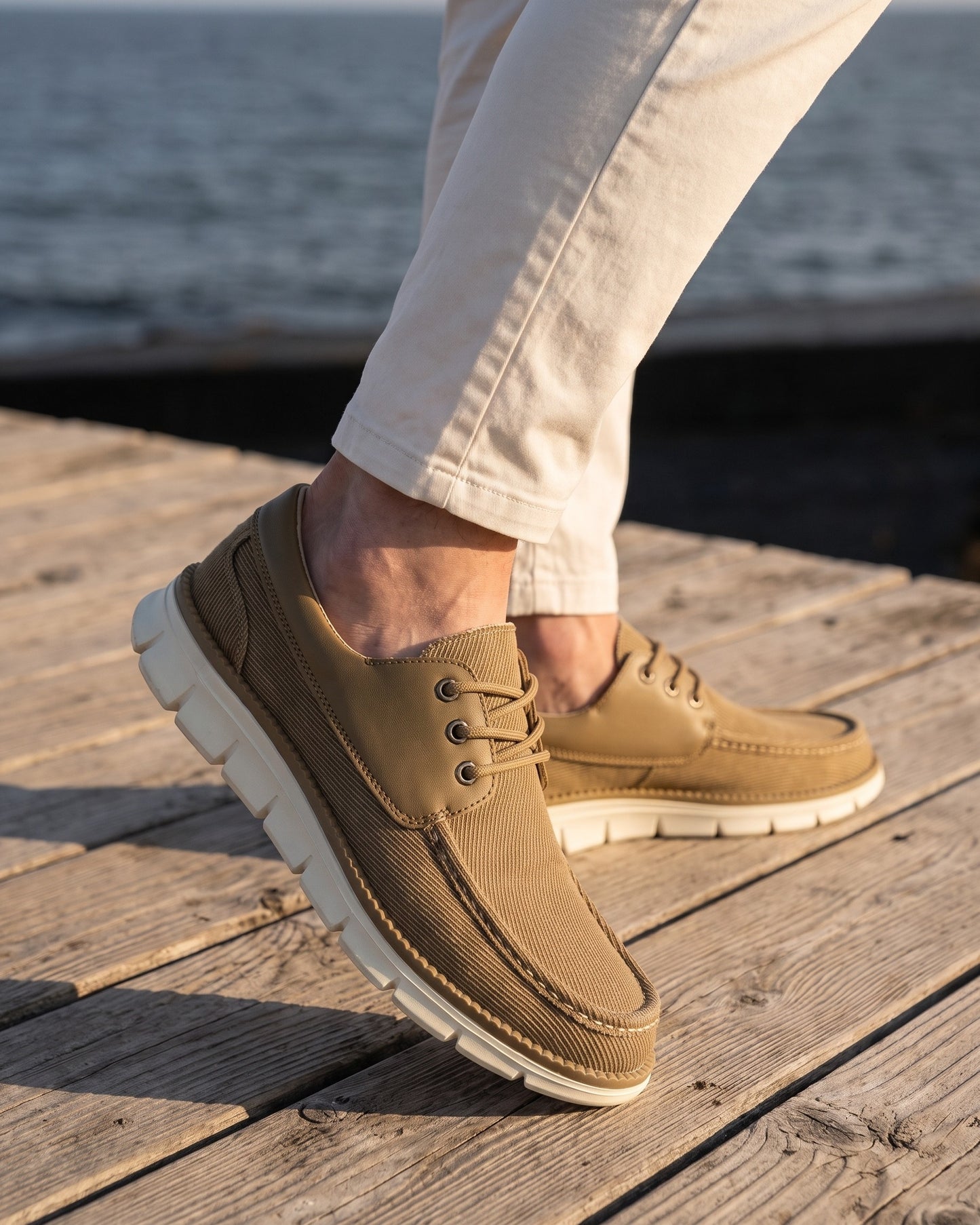 Renzo Canvas Moccasin
