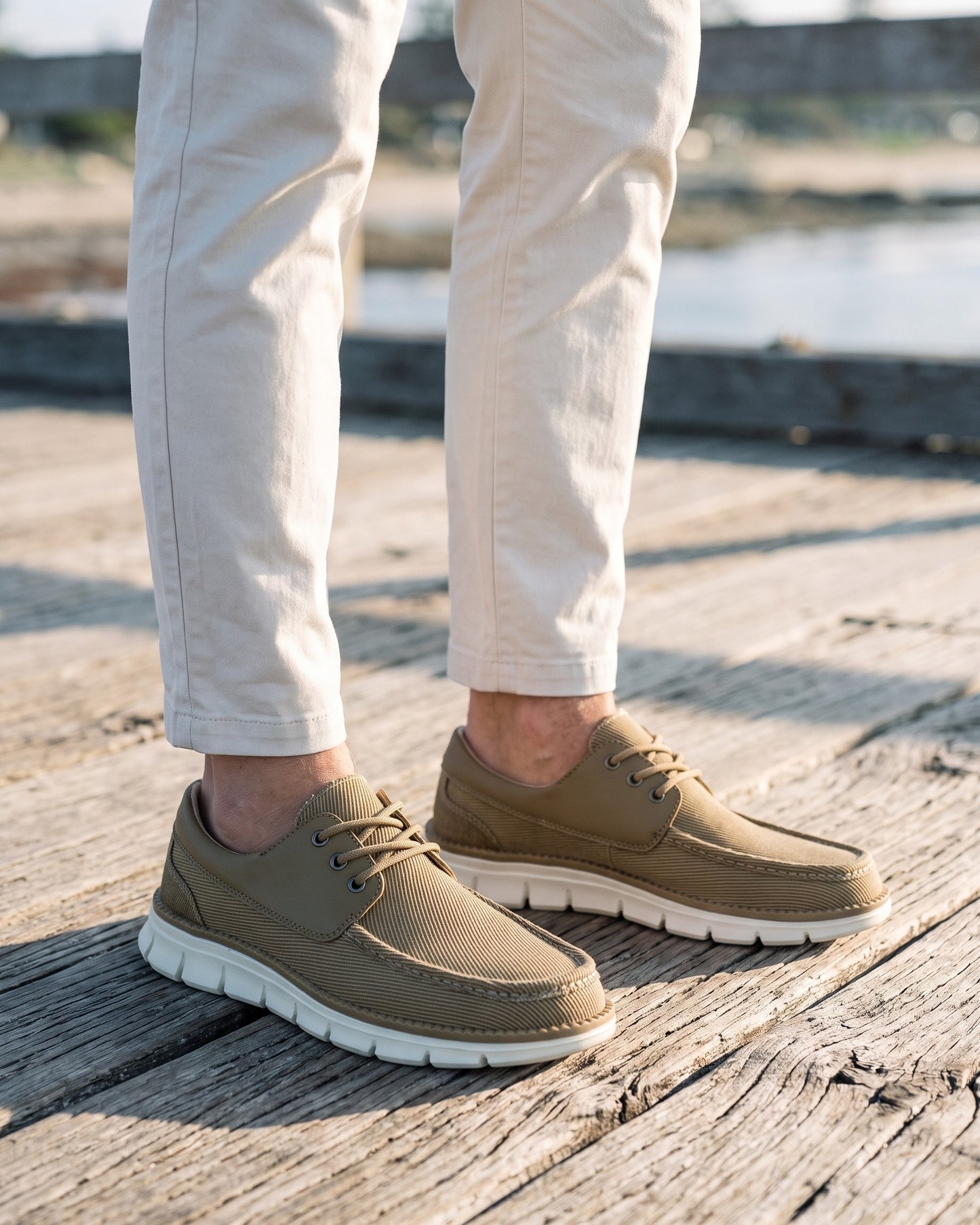 Renzo Canvas Moccasin
