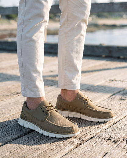 Renzo Canvas Moccasin