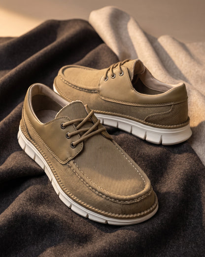 Renzo Canvas Moccasin