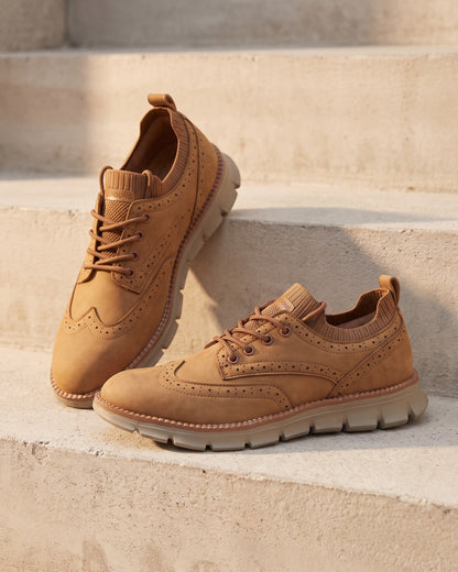 Eduardo Faux Leather Brogue