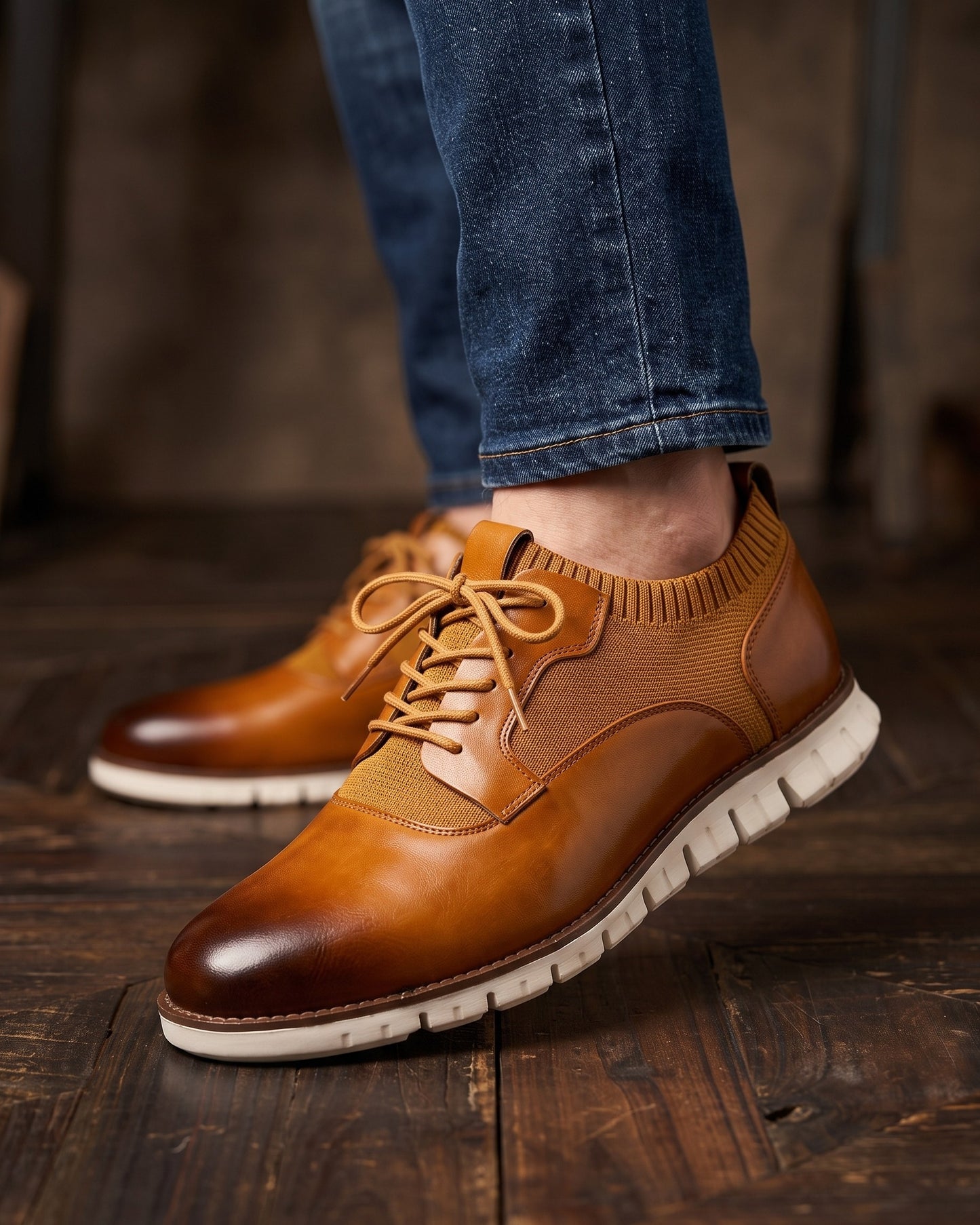 Orazio Leather-Look Derby