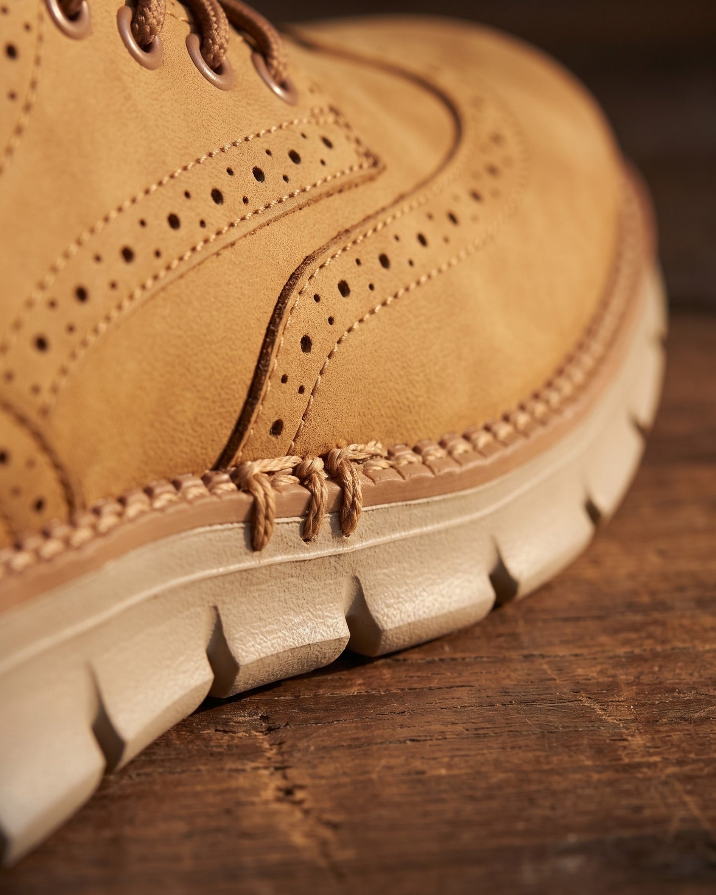 Eduardo Faux Leather Brogue