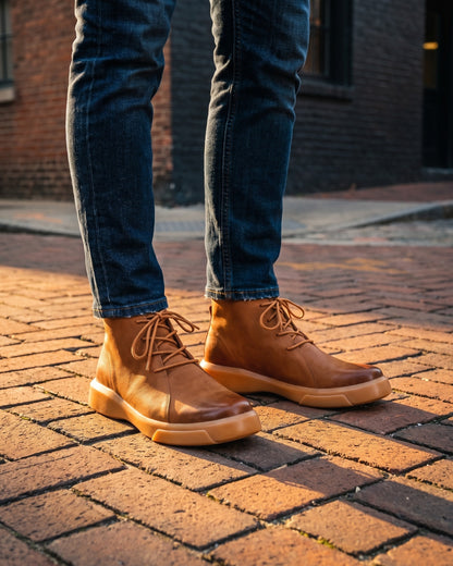 Fabian Leather Chukka Boot